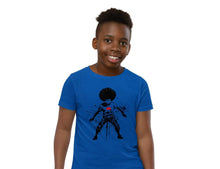 Load image into Gallery viewer, FRO - Afro Kid Paint Splatter - Youth T-Shirt