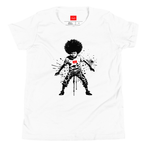 FRO - Afro Kid Paint Splatter - Youth T-Shirt