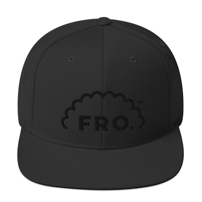 FRO. Full Blk - Black Snapback Hat